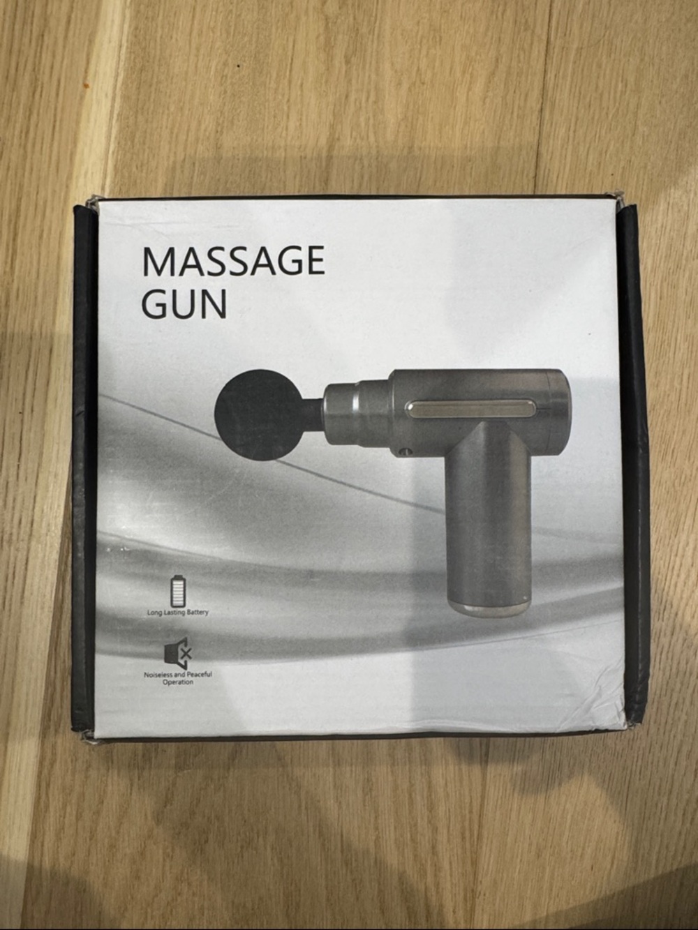 Massage Gun - Metallic Gray Percussion Massager